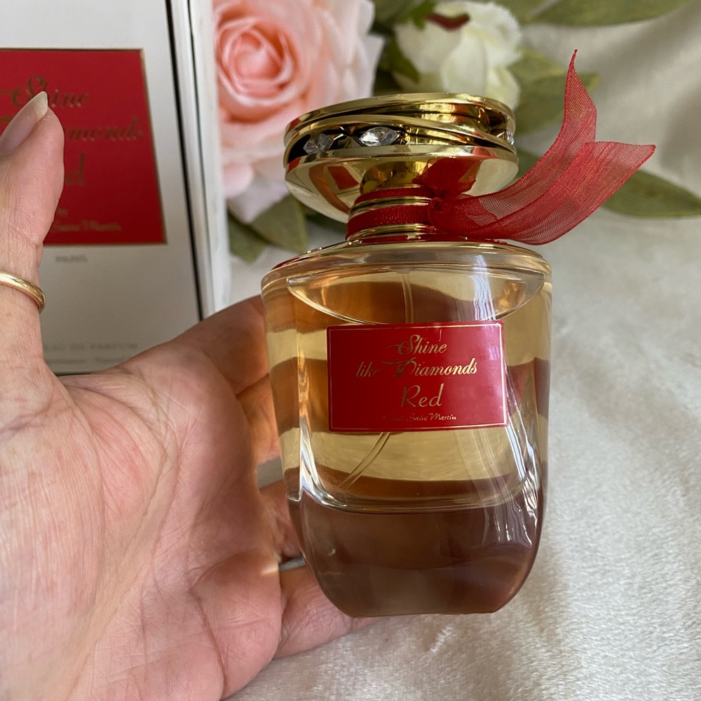 Kristel Saint Martin Shine Like Diamonds Red 3.3 fl oz - Picture 5 of 7